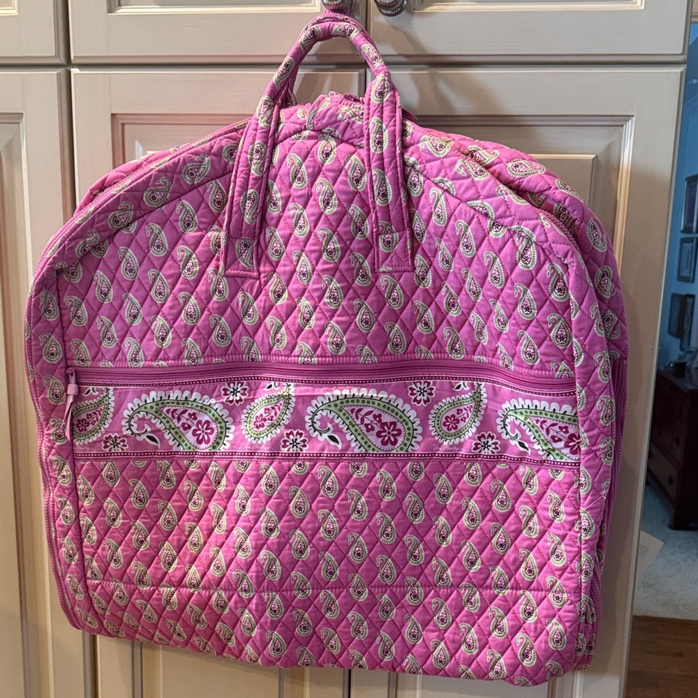 Vera Bradley Pink Quilted Travel Bag